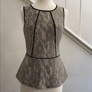 Anthropologie Weston Wear Peplum Top
